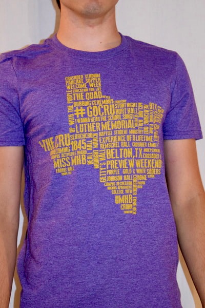 Free college t-shirt number 003